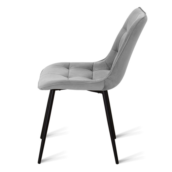 Стул B105 (B105 LIGHT GREY VL08, BK)